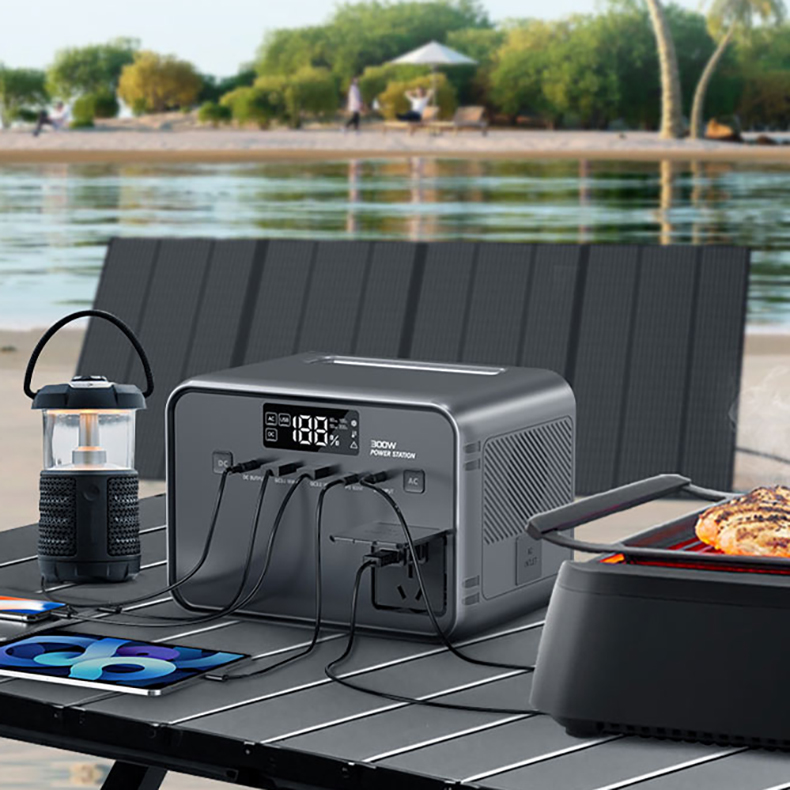 300W LIFEPO4 PORTATBLE POWER STATION